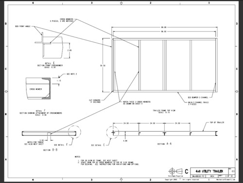 Product picture 4x8 utility trailer do it yourself Diy drawings